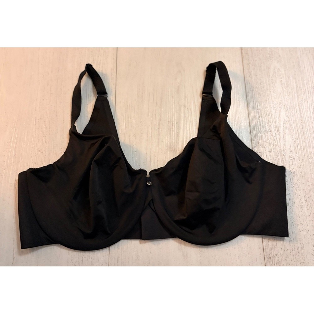 EUC Cacique Unlined Bra Sz 40DD Black
